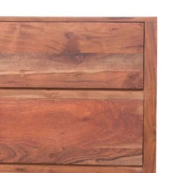 Wooden Dresser Or Display Unit With Metal Base Brown And Black - The Urban Port -Baxton Studio Shop GUEST d1d66e72 5c94 4067 90cb b9267601cf91