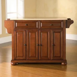Alexandria Wood Top Full Size Kitchen Island/Cart - Crosley