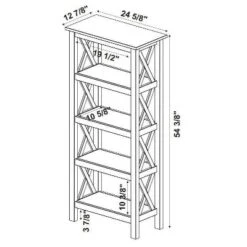 Davis Bookcase - Linon 19 Davis Bookcase - Linon -Baxton Studio Shop GUEST d1ea9c1b 066b 4b1e b974 1f5705dcfea6
