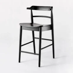 Kaysville Curved Back Wood Counter Height Barstool - Threshold™ Designed With Studio McGee -Baxton Studio Shop GUEST d21e6bf0 f7dc 462d b6fb 696cfe37d8fe