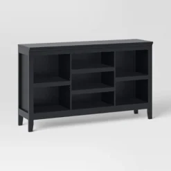 32" Carson Horizontal Bookcase With Adjustable Shelves - Threshold 14 32" Carson Horizontal Bookcase With Adjustable Shelves - Threshold -Baxton Studio Shop GUEST d220036d 41ec 4e23 ac6b 705b7238b06e