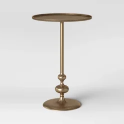 Londonberry Turned Accent Table Brass - Threshold 10 Londonberry Turned Accent Table Brass - Threshold -Baxton Studio Shop GUEST d25fc13c e72a 48a7 a4ae 5073d83ccc11