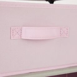 Juvale Fabric Drawer Dresser Storage Organizer Chest Tower With 4 Clothes Drawers Bins For Bedroom, Nursery, Closet, Pink 16.5x13 In -Baxton Studio Shop GUEST d28925c2 664f 4b10 b450 bcf1015bac05