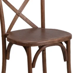 Merrick Lane Davisburg Stackable Wooden Cross Back Bistro Dining Chair -Baxton Studio Shop GUEST d3703fc8 f6f3 47b2 ae00 50d9f04df8a3
