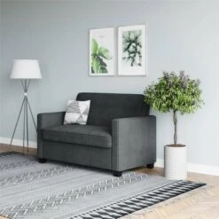 Cassidy Sofa Sleeper With Memory Foam Mattress - Room & Joy -Baxton Studio Shop GUEST d461790b 9afe 4d46 9285 8a9b09dfb8f4