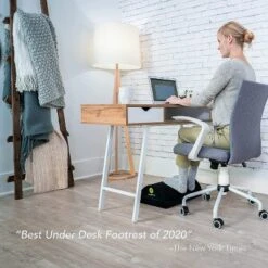 ErgoFoam Adjustable Foot Rest Under Desk For Added Height -Baxton Studio Shop GUEST d4a0740c 6810 4001 97c2 ac6aa5e73706