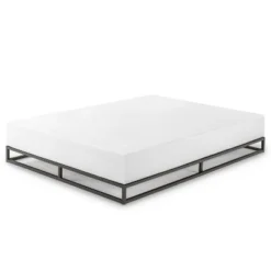 6" Modernista Low Profile Metal Platform Bed Frame Black - Mellow -Baxton Studio Shop GUEST d517dcd2 2f65 48c6 8ec2 386353626f62