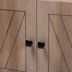 51.8" 3 Tier Derek Wood Bookcase Oak - Baxton Studio -Baxton Studio Shop GUEST d585ba19 4268 458d b73f 2b1845b982ce