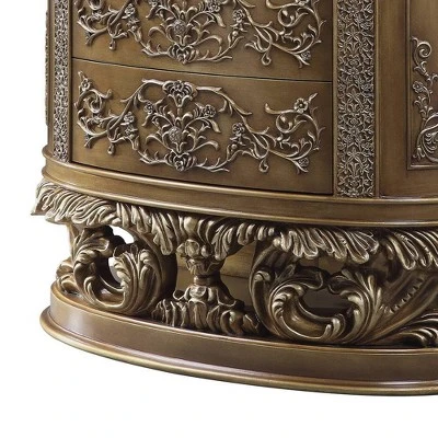 48" Constantine Chest Brown/Gold Finish - Acme Furniture 4 48" Constantine Chest Brown/Gold Finish - Acme Furniture - Image 4