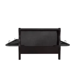 Full Chester Wood Arm Futon Frame With 8" Polyester Mattress - Room & Joy -Baxton Studio Shop GUEST d5e8479d ff9c 46bc 80cc 0b03d058e772 1