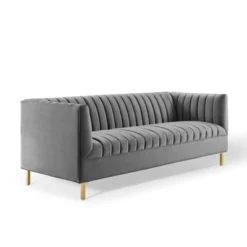 Shift Channel Tufted Performance Velvet Sofa - Modway -Baxton Studio Shop GUEST d6bd726f 10d2 4b02 915a 44d7601cabeb
