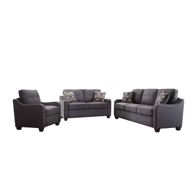 Cleavon Sofas Gray - Acme Furniture 1 Cleavon Sofas Gray - Acme Furniture