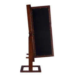 Chiara Cheval Mirror/Jewelry Wardrobe Walnut - Powell Company -Baxton Studio Shop GUEST d77ba61b 24b0 443e a5f6 04c7de86af1c