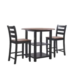 3pc Bonham Counter Extendable Dining Table - Linon -Baxton Studio Shop GUEST d7d0267a 5b5b 4e46 b849 69838d1b5e4c