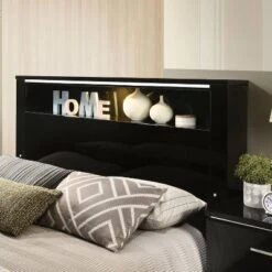 6pc Shorehaven Bedroom Set With 2 Nightstands Black/Chrome - MiBasics -Baxton Studio Shop GUEST d83e972f 7aa9 4b44 850c fb302abbcdac 2