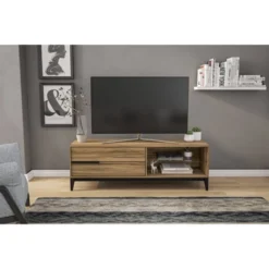 Melrose TV Stand For TVs Up To 65" - Chique -Baxton Studio Shop GUEST d899e0e4 ec4f 4413 950e 444185873fd5