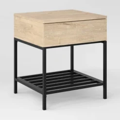 Loring End Table With Charging Station - Threshold™ -Baxton Studio Shop GUEST d8b9567b a4cd 4bda 98a6 31c5f7bf53fc