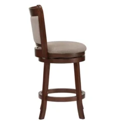 24" Piacenza Swivel Counter Height Barstool - Inspire Q -Baxton Studio Shop GUEST d9c9dcd0 c039 419b 9413 2eaa2ff640b1