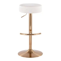 Velvet Dot Height Adjustable Barstool - LumiSource -Baxton Studio Shop GUEST da13dd82 3d64 4961 905d 7d2f59dac443