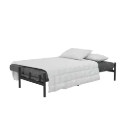 Ash Futon Distressed Faux Leather - Room & Joy -Baxton Studio Shop GUEST da5d6f4e eaad 410d b39c 9c709d799d66