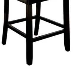 Set Of 2 Contemporary Counter Height Barstools Black - Benzara -Baxton Studio Shop GUEST daa34fc5 8997 48a3 9bad 71bb2f4dd55f
