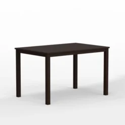 Glenwillow Home 48" Wood Dining Table + X-Back Dining Chairs Dining Set (3-Piece Or 5-Piece Set) -Baxton Studio Shop GUEST dadde87a 151e 46ce 8751 b5f1a38960a2