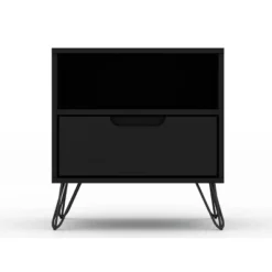 1.0 Rockefeller Nightstand - Manhattan Comfort -Baxton Studio Shop GUEST daf41da6 19bf 47b7 9431 3233bd11a9e3