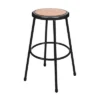 Set Of 2 30" Heavy Duty Steel Barstools Black - Hampden Furnishings