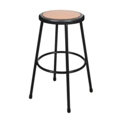 Set Of 2 30" Heavy Duty Steel Barstools Black - Hampden Furnishings