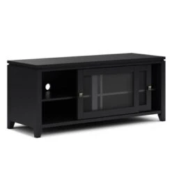 Essex Solid Wood TV Stand For TVs Up To 50" - WyndenHall -Baxton Studio Shop GUEST dc77ffe4 f34d 4872 9db9 e476fb5b2d26