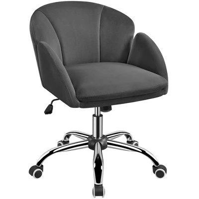 Yaheetech Modern Swivel Rolling Desk Chair With Armrests For Home Office 8 Yaheetech Modern Swivel Rolling Desk Chair With Armrests For Home Office - Image 8