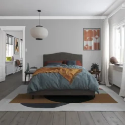 RealRooms Mason Upholstered Bed