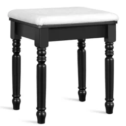 Tangkula 7 Drawers Tri-Folding Vanity Mirror Makeup Dressing Table Set W/ Necklace Hook -Baxton Studio Shop GUEST dcc4305c 6c7a 466e 8196 1bbde329b5b1