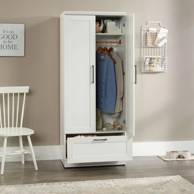 Homeplus Wardrobe Soft White - Sauder 4 Homeplus Wardrobe Soft White - Sauder - Image 4