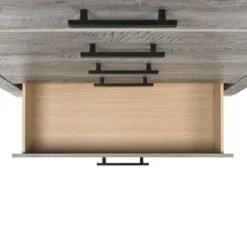 Adam 2 Drawer Nightstand Gray - Picket House Furnishings -Baxton Studio Shop GUEST dd448c52 6e3c 43ef 9867 aaaff433c441 1