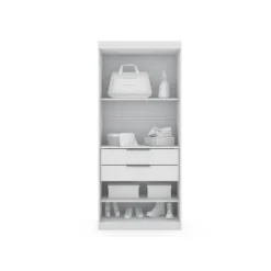 Mulberry 1 Open Sectional Closet White - Manhattan Comfort 12 Mulberry 1 Open Sectional Closet White - Manhattan Comfort -Baxton Studio Shop GUEST ddc29cdd 3222 42e0 9d92 ad4a1990ae72