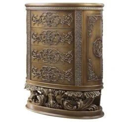 48" Constantine Chest Brown/Gold Finish - Acme Furniture