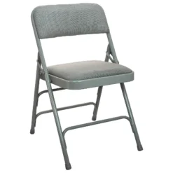 Flash Furniture Advantage Padded Metal Folding Chair - Fabric Seat -Baxton Studio Shop GUEST ddf3366d da38 4d2e 9184 5eb6562c380b