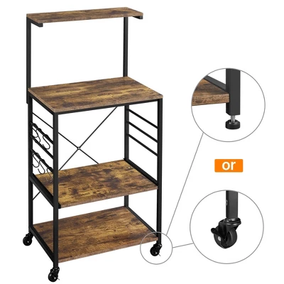 Yaheetech 50.5"H Kitchen Baker's Rack With Side Hooks 7 Yaheetech 50.5"H Kitchen Baker's Rack With Side Hooks - Image 7