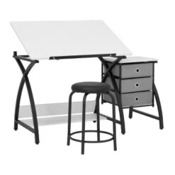 Comet Plus Drawing Table And Stool Set - Studio Designs -Baxton Studio Shop GUEST de77e708 2f29 4798 ae3f 09286728c595