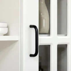 HOMCOM 73" Kitchen Hutch Cabinet With Countertop & Wine Storage, Kitchen Pantry Storage Cabinet Buffet With Hutch, Modern Bar Cabinet Wine Rack, White -Baxton Studio Shop GUEST ded9e825 3ab3 4bf2 904b 5710e995564e