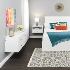 Hanging Dresser And Nightstand Set White - Prepac -Baxton Studio Shop GUEST df7e72a5 4ff1 4019 a791 1595b185b257