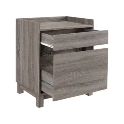 2 Drawers Filing Cabinet Wood/Gray - Linon 13 2 Drawers Filing Cabinet Wood/Gray - Linon -Baxton Studio Shop GUEST dfa31b55 ac5e 48e4 b700 db7cacdef828