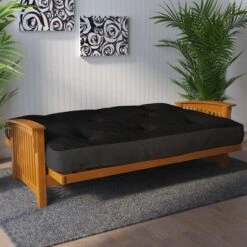 8" Full Fletcher Thermobonded High Density Polyester Fill Futon Mattress - Room & Joy -Baxton Studio Shop GUEST e008366f dd21 4ed5 8709 10aa59aa6f63