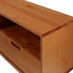 Cara 3 Drawer Mid-Century Modern 3 Drawer TV Stand For TVs Up To 80" - Saracina Home -Baxton Studio Shop GUEST e0183665 dd1d 42d0 8742 7dfa827048d2