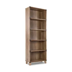 Saint Birch Cambridge Bookcase, Rustic Oak