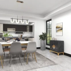 Art Deco Contemporary Mirrored Wood Cabinet Black - Olivia & May 33 Art Deco Contemporary Mirrored Wood Cabinet Black - Olivia & May -Baxton Studio Shop GUEST e04e7b4c c96e 4e2f b476 6a29c17661ae