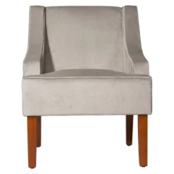 Velvet Swoop Armchair - HomePop 34 Velvet Swoop Armchair - HomePop -Baxton Studio Shop GUEST e06f28ce 8099 4821 a752 7691dcaa838e