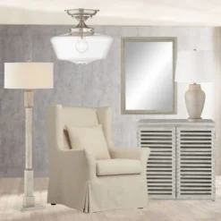 Elm Lane Hudson 26" Wide Slat Door Accent Cabinet -Baxton Studio Shop GUEST e08b085b 8408 49d5 9919 2a73250843bc