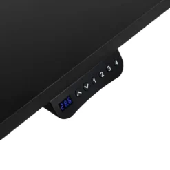 Flash Furniture 48" Wide Black Electric Height Adjustable Standing Desk With Designer Armless White Ribbed Swivel Task Office Chair 22 Flash Furniture 48" Wide Black Electric Height Adjustable Standing Desk With Designer Armless White Ribbed Swivel Task Office Chair -Baxton Studio Shop GUEST e0a25fca 9af5 4821 b149 96fd682438a2